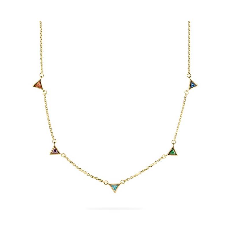 ESPRIT Kette Triangle 88677811 925er Silber von Esprit