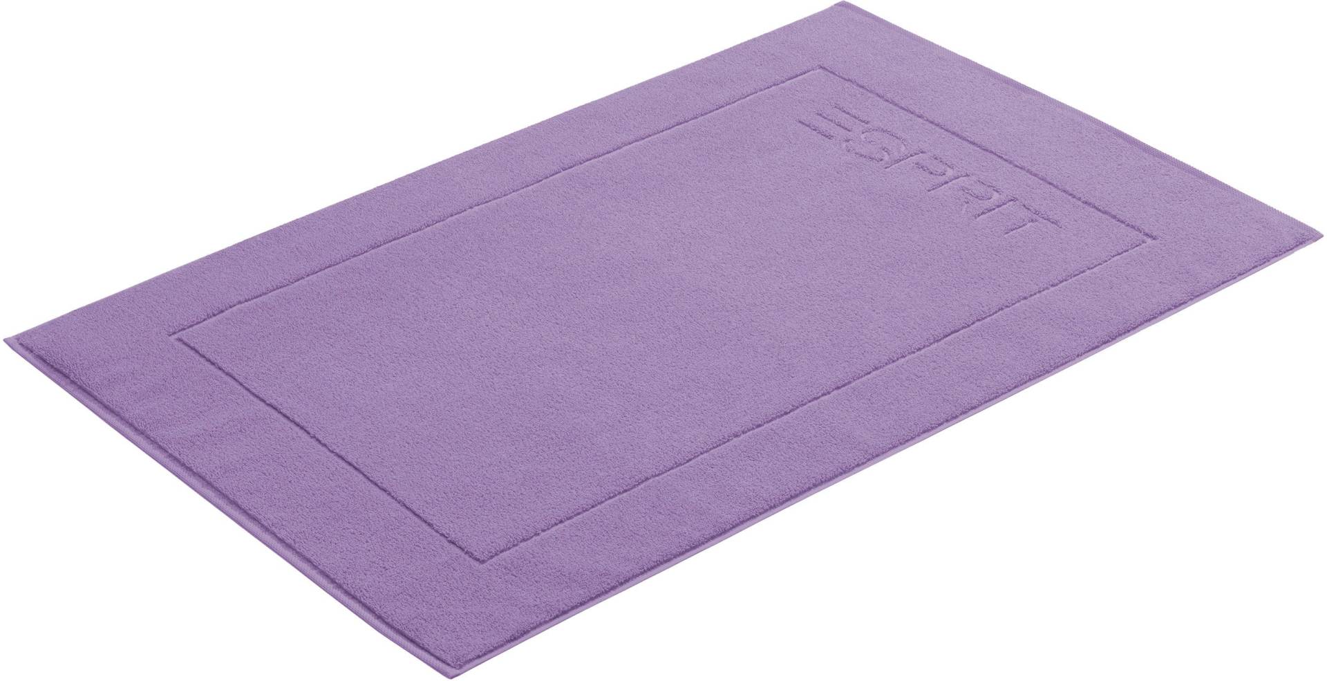 Esprit Badematte "Solid", fußbodenheizungsgeeignet-schnell trocknend, Badteppich, Uni Farben, mit Esprit Logo Stickerei Hotelmatte von Esprit