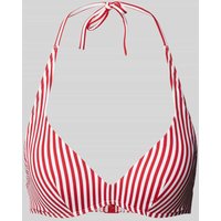 Esprit Bikini-Oberteil mit Neckholder Modell 'SILVANCE' in Rot, Größe 40C von Esprit