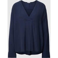 Esprit Bluse aus Viskose mit V-Ausschnitt in Marine, Größe L von Esprit