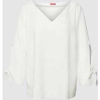 Esprit Bluse in unifarbenem Design mit 3/4-Arm in Offwhite, Größe XL von Esprit