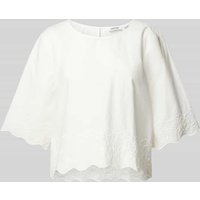 Esprit Blusenshirt mit 1/2-Arm in lockerer Passform in Offwhite, Größe M von Esprit