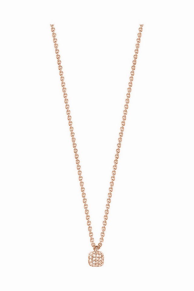 Esprit Collier Halskette Damen 925er Sterling-Silber Zirkonia Karabiner ESNL92795B420 von Esprit