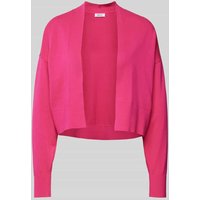 Esprit Cropped Cardigan mit gerippten Abschlüssen in Pink, Größe S von Esprit