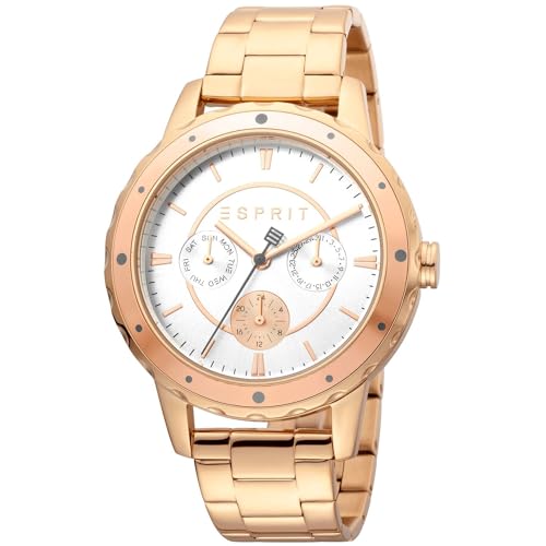 Esprit Damen Analog-Digital Automatic Uhr mit Armband S7208714 von Esprit