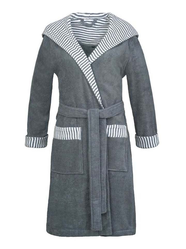 Esprit Damenbademantel Damen Bademantel mit Kapuze Day, Baumwolle, hohe Markenqualität von Esprit