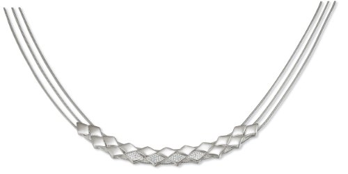 Esprit Damenkette GLAMOUR CHECK 925 Sterlingsilber 42 cm 4324390 von Esprit