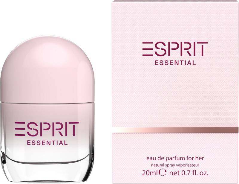 Esprit Eau de Parfum Essential for her, Blumiger Duft mit Granatapfel, Pfingstrose, Lotus, Magnolie & Moschus. von Esprit