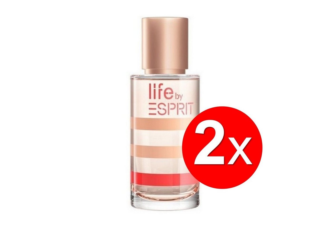 Esprit Eau de Parfum Life by Esprit Eau de Toilette Damenduft Parfüm Set Frauen Duft, 2-tlg., Langanhaltend, Eau de Toilette von Esprit