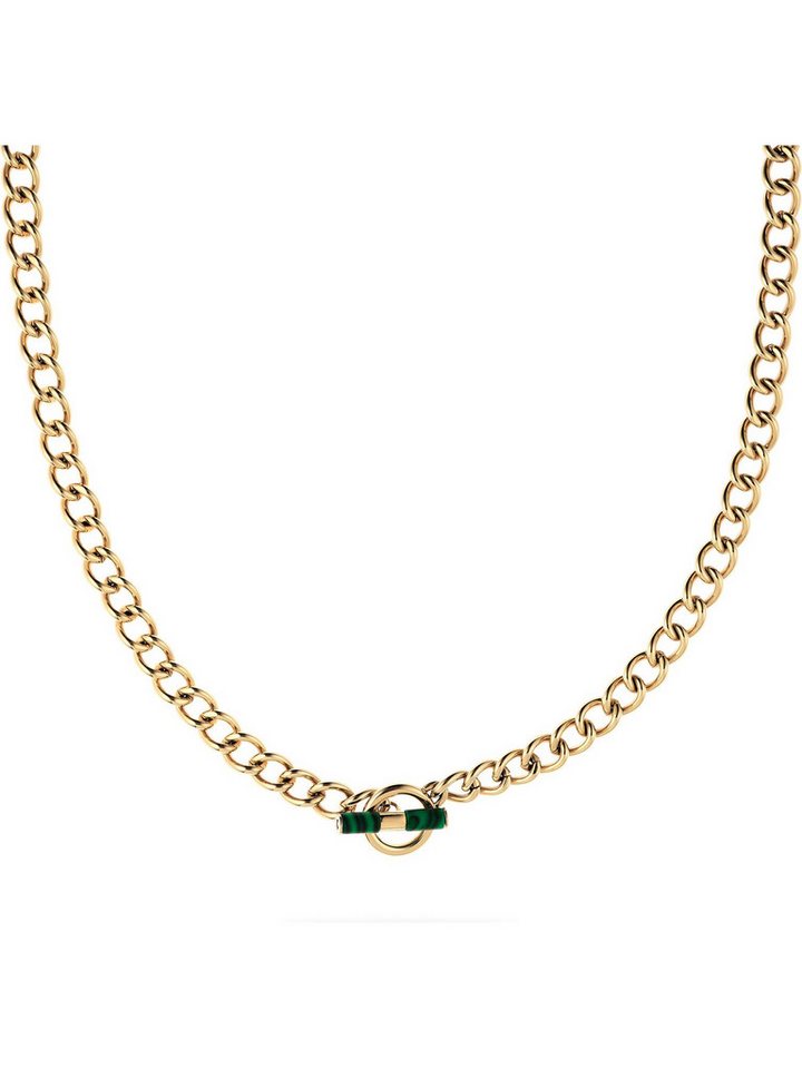 Esprit Edelstahlkette ESPRIT Damen-Kette Edelstahl, Farbstein 2 Türkis von Esprit