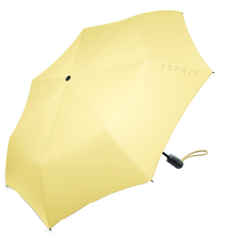 Esprit - Esprit Easymatic Faltschirm auf/zu Automatik Light Lemon Meringue Gelb von Esprit