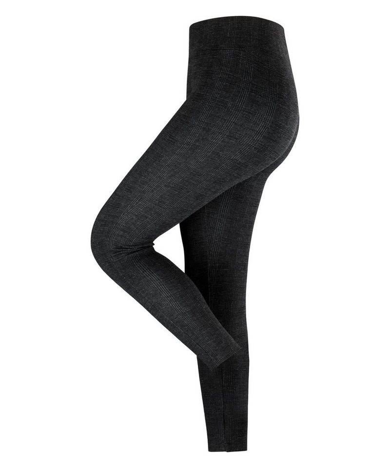 Esprit Feinstrumpfleggings Check (1 St) mit Komfort-Bündchen von Esprit