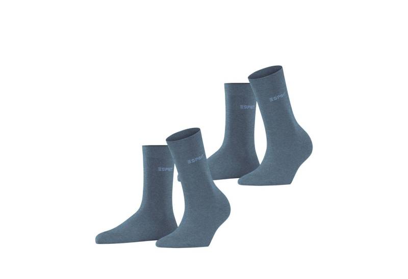 Esprit Freizeitsocken Esprit Damen Socken Uni SO 2P 18531 von Esprit