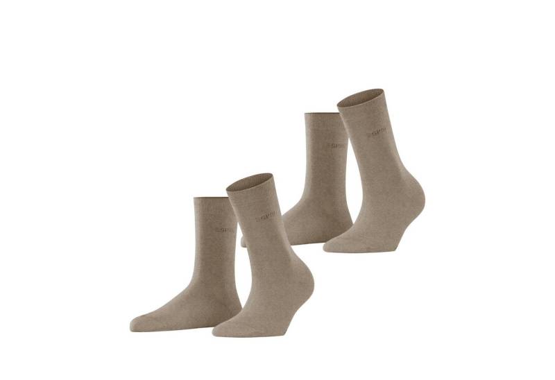Esprit Freizeitsocken Esprit Damen Socken Uni SO 2P 18531 von Esprit