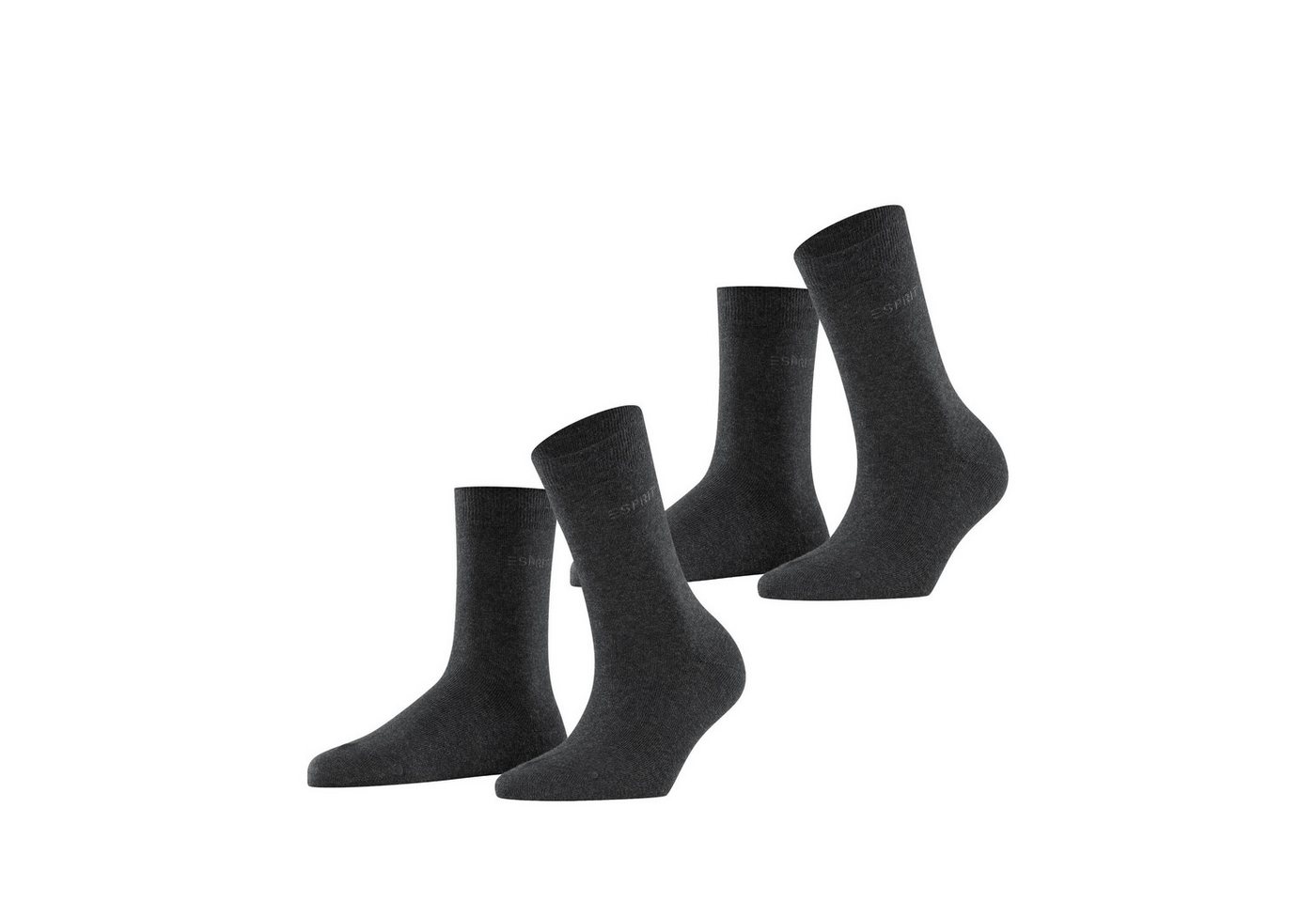 Esprit Freizeitsocken Esprit Damen Socken Uni SO 2P 18531 von Esprit