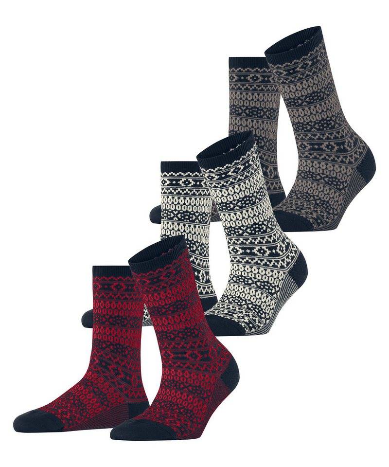 Esprit Funktionssocken Sami Pattern 3-Pack (3-Paar) von Esprit
