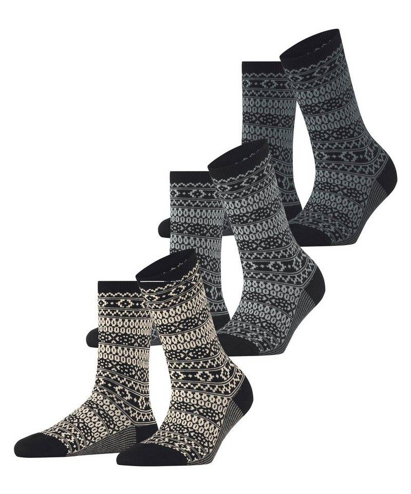 Esprit Funktionssocken Sami Pattern 3-Pack (3-Paar) von Esprit