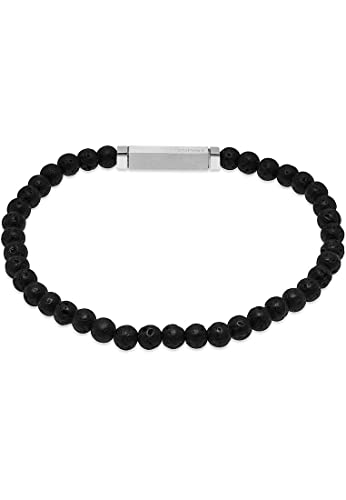 Esprit Herren-Armband Edelstahl 1 Farbstein One Size, Schwarz 32022982 von Esprit