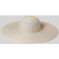Esprit Hut mit Streifenmuster Modell 'MarlCloche' in Beige, Größe M von Esprit