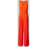 Esprit Jumpsuit in unifarbenem Design in Orange, Größe 36 von Esprit