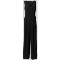 Esprit Jumpsuit in unifarbenem Design in Black, Größe 34 von Esprit