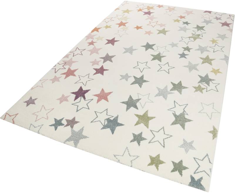 Esprit Kinderteppich "Esterya ESP-4636" rechteckig 13 mm Höhe Sterne Design, Kurzflor von Esprit