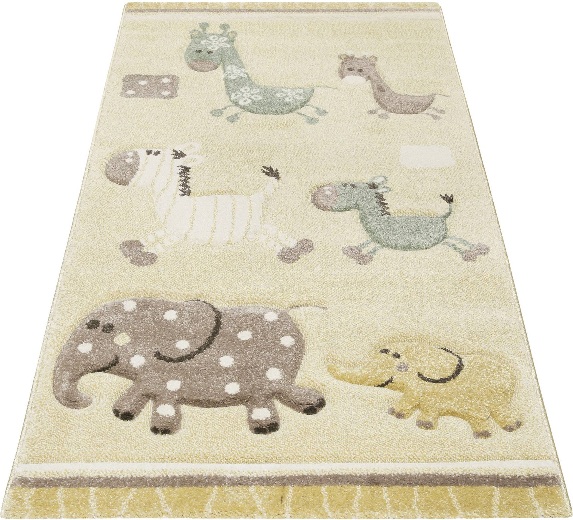 Esprit Kinderteppich "Kids Lucky Zoo 2.0", rechteckig, 13 mm Höhe, Kinder Zoo Motiv Teppich Esprit Kinderteppich "Kids Lucky Zoo 2.0", rechteckig, 13 mm Höhe, Kinder Zoo Motiv Teppich von Esprit
