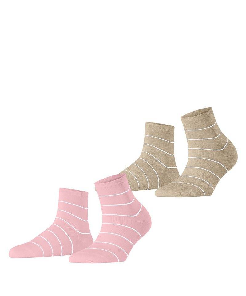 Esprit Kurzsocken Fine Line 2-Pack (2-Paar) von Esprit