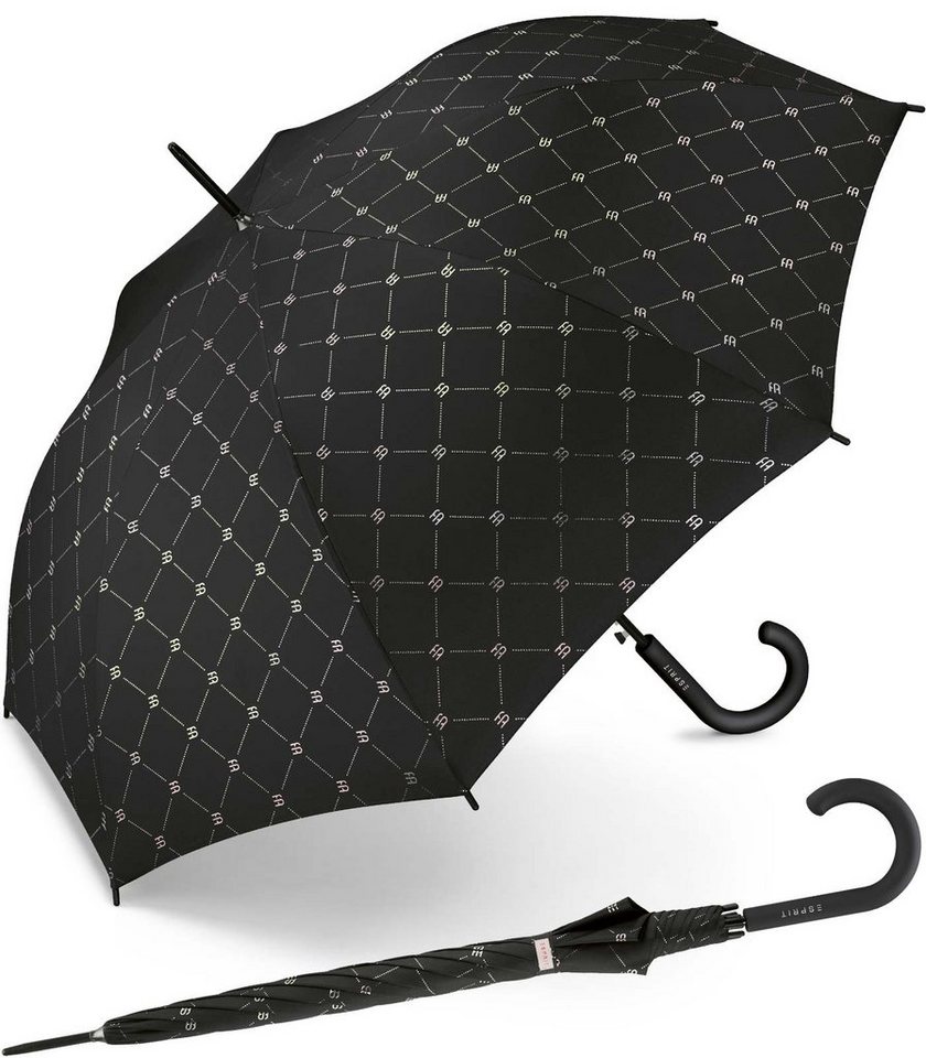 Esprit Stockregenschirm großer Regenschirm für Damen mit Auf-Automatik, klassisches Design in modischem Design Esprit Stockregenschirm großer Regenschirm für Damen mit Auf-Automatik, klassisches Design in modischem Design von Esprit