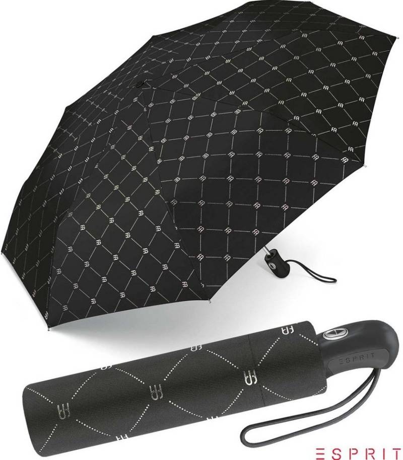 Esprit Stockregenschirm schöner Schirm für Damen mit Auf-Zu Automatik, klassisches Design in modischem Design von Esprit