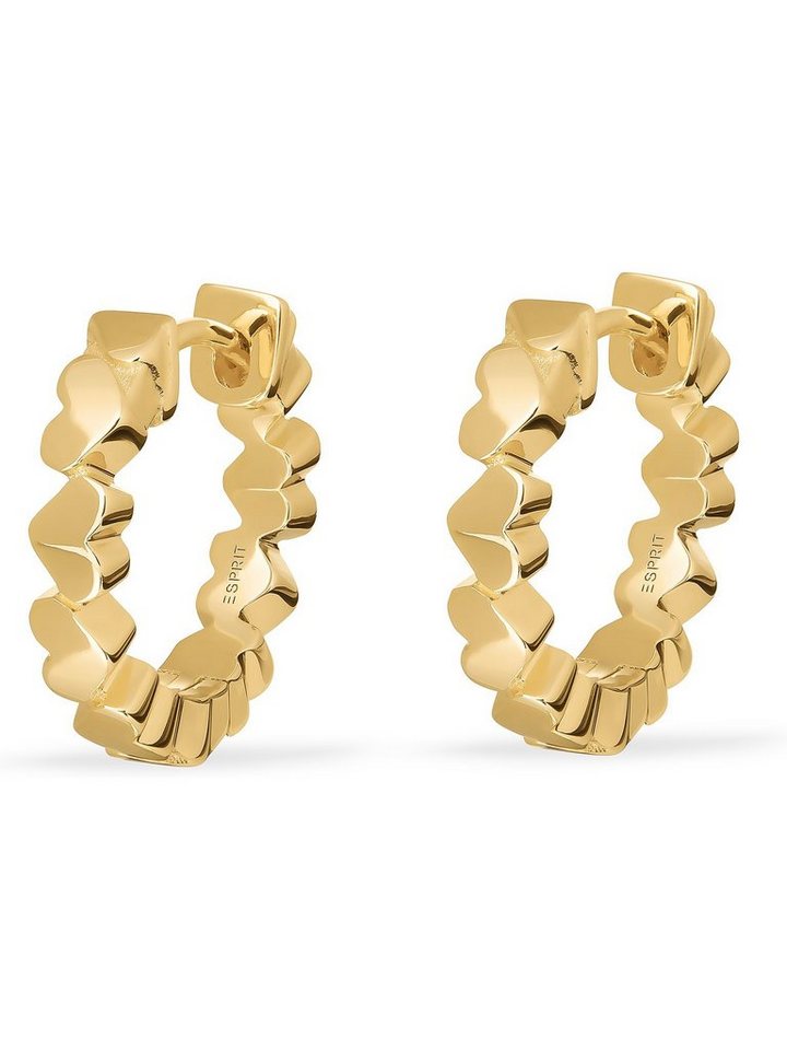 Esprit Paar Creolen ESPRIT Damen-Creolen 925er Silber Herz (Paar), Passion von Esprit