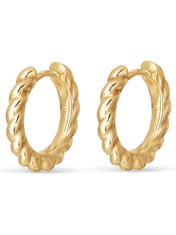 Esprit Paar Creolen ESPRIT Damen-Creolen 925er Silber (Paar), Twisted von Esprit