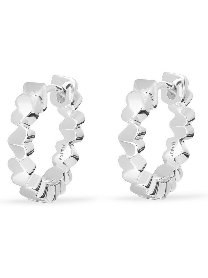 Esprit Paar Creolen ESPRIT Damen-Creolen 925er Silber Herz (Paar), Passion von Esprit