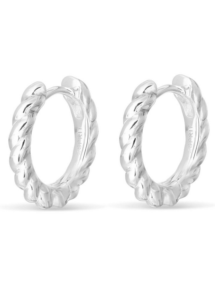 Esprit Paar Creolen ESPRIT Damen-Creolen 925er Silber (Paar), Twisted von Esprit