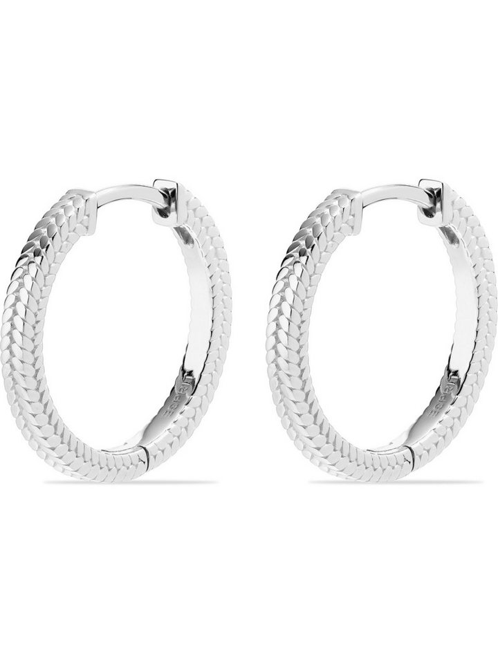 Esprit Paar Creolen ESPRIT Damen-Creolen 925er Silber (Paar), PURE BRAID von Esprit