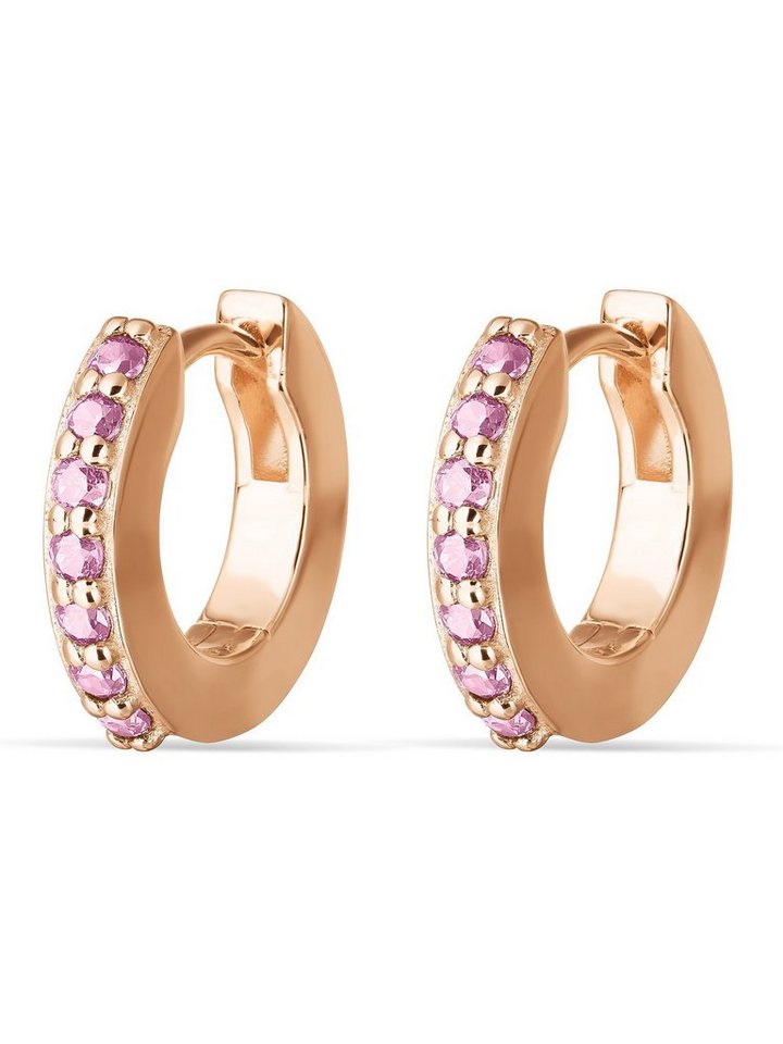 Esprit Paar Creolen ESPRIT Damen-Creolen 925er Silber 14 Zirkonia (Paar), Glow von Esprit