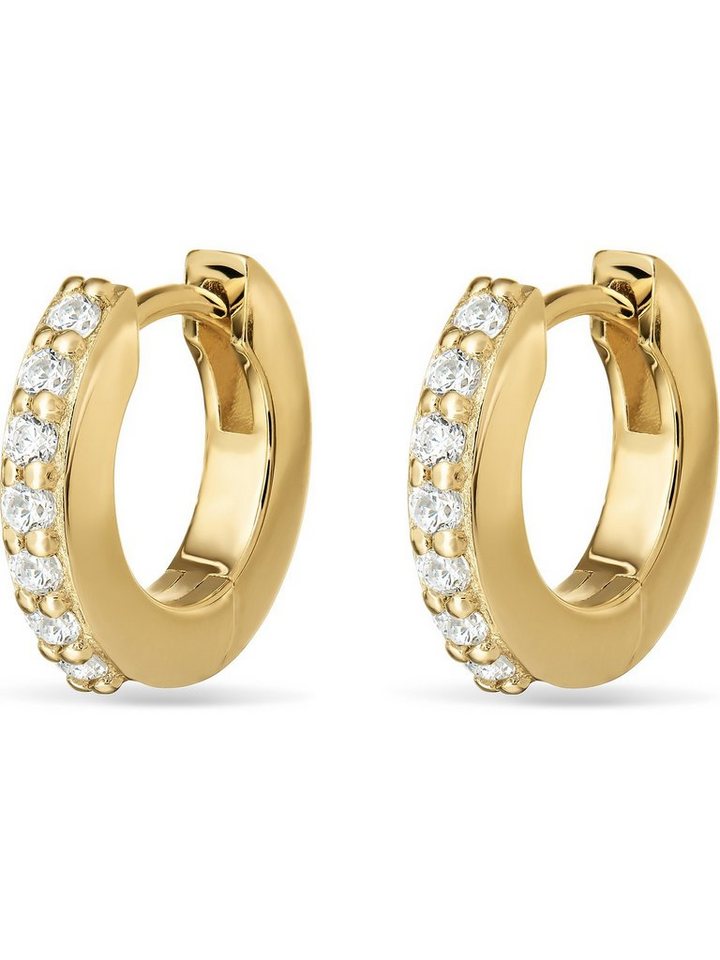 Esprit Paar Creolen ESPRIT Damen-Creolen 925er Silber 14 Zirkonia (Paar), Glow von Esprit