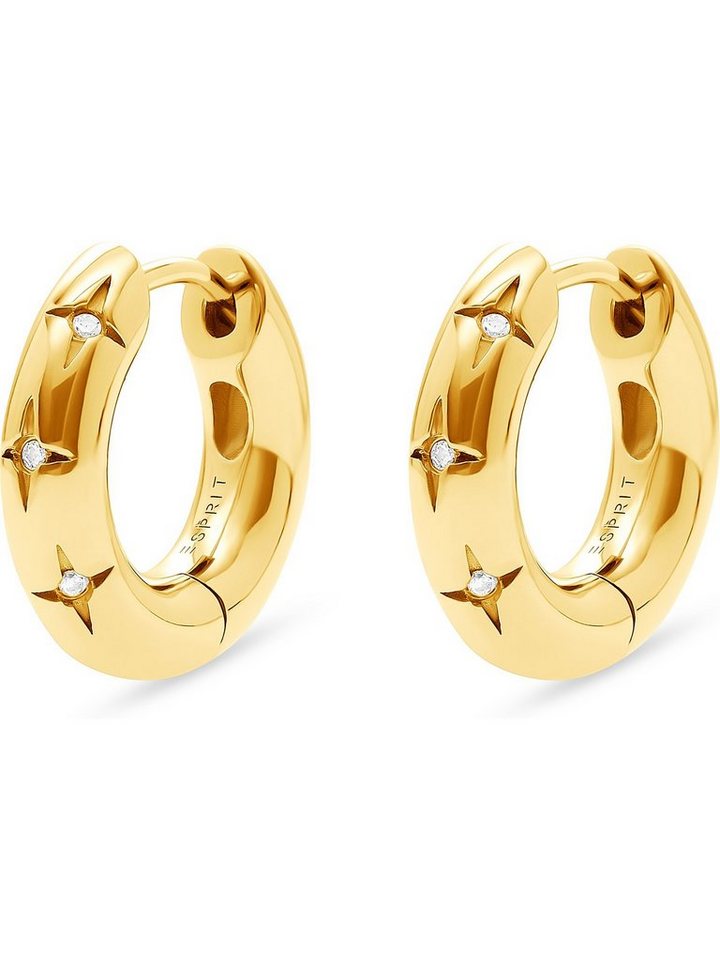 Esprit Paar Creolen ESPRIT Damen-Creolen 925er Silber 6 Zirkonia (Paar), Magic CO von Esprit