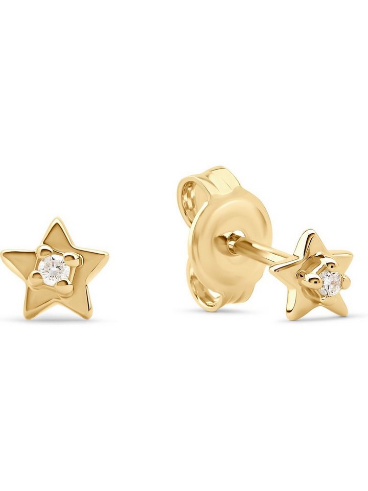 Esprit Paar Ohrstecker ESPRIT Damen-Ohrstecker 925er Silber 2 Diamant, Star von Esprit