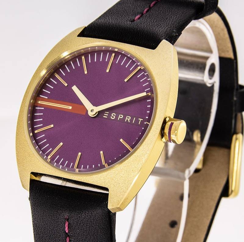 Esprit Quarzuhr ESPRIT Damenuhr ES1L035L0035 Spectrum black purple von Esprit
