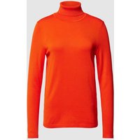 Esprit Rollkragenpullover aus Viskose-Mix in unifarbenem Design in Orange, Größe XS Esprit Rollkragenpullover aus Viskose-Mix in unifarbenem Design in Orange, Größe XS von Esprit