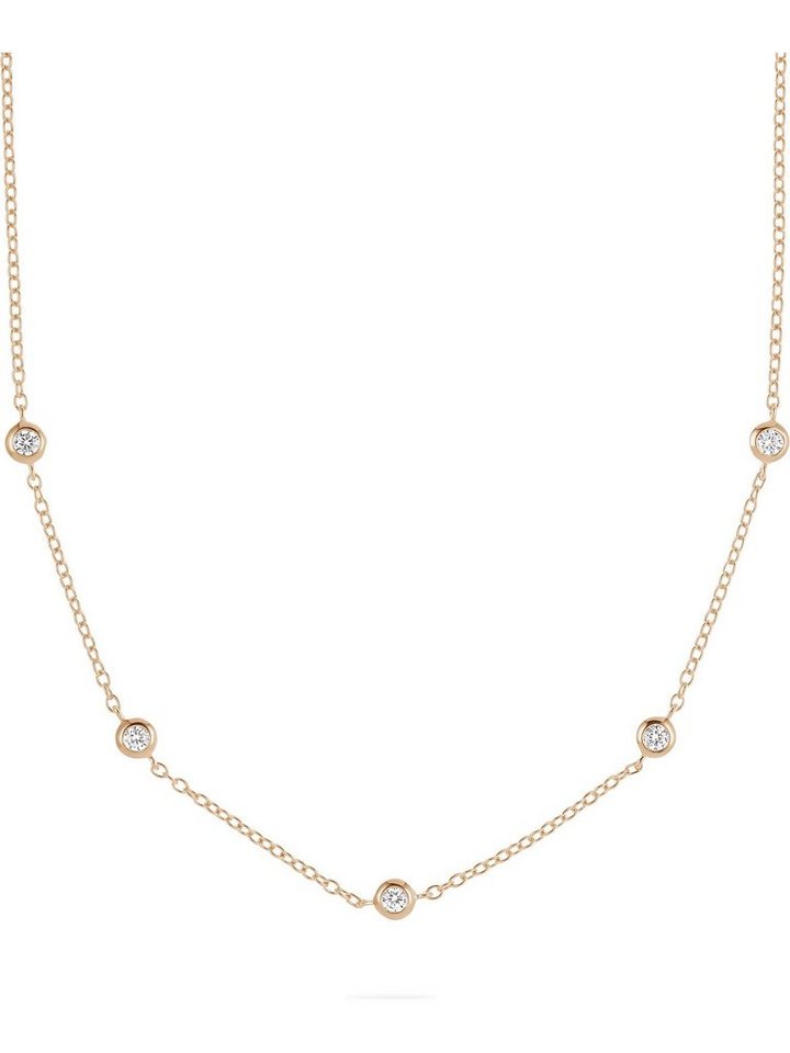 Esprit Silberkette ESPRIT Damen-Kette 925er Silber 5 Zirkonia, Purity von Esprit