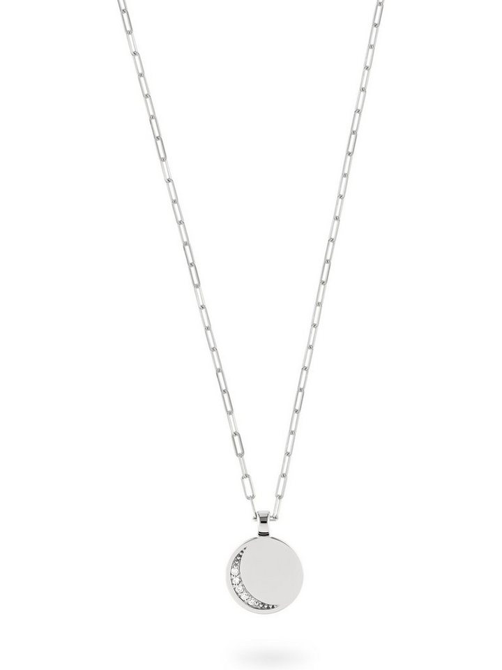 Esprit Silberkette ESPRIT Damen-Kette 925er Silber 8 Zirkonia Mond, Moon von Esprit