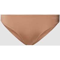 Esprit Slip mit Logo-Print Modell 'MICRO' in Beige, Größe 40 von Esprit