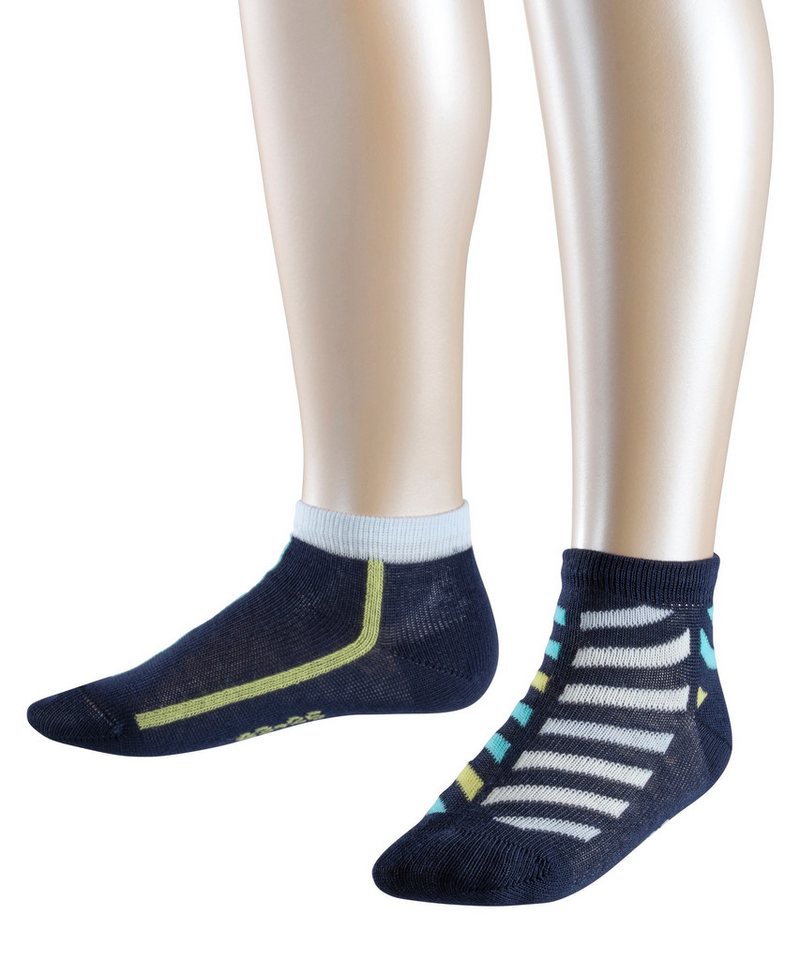 Esprit Sneakersocken Diagonal Herringbone 2-Pack (2-Paar) mit zwei Mustervarianten von Esprit