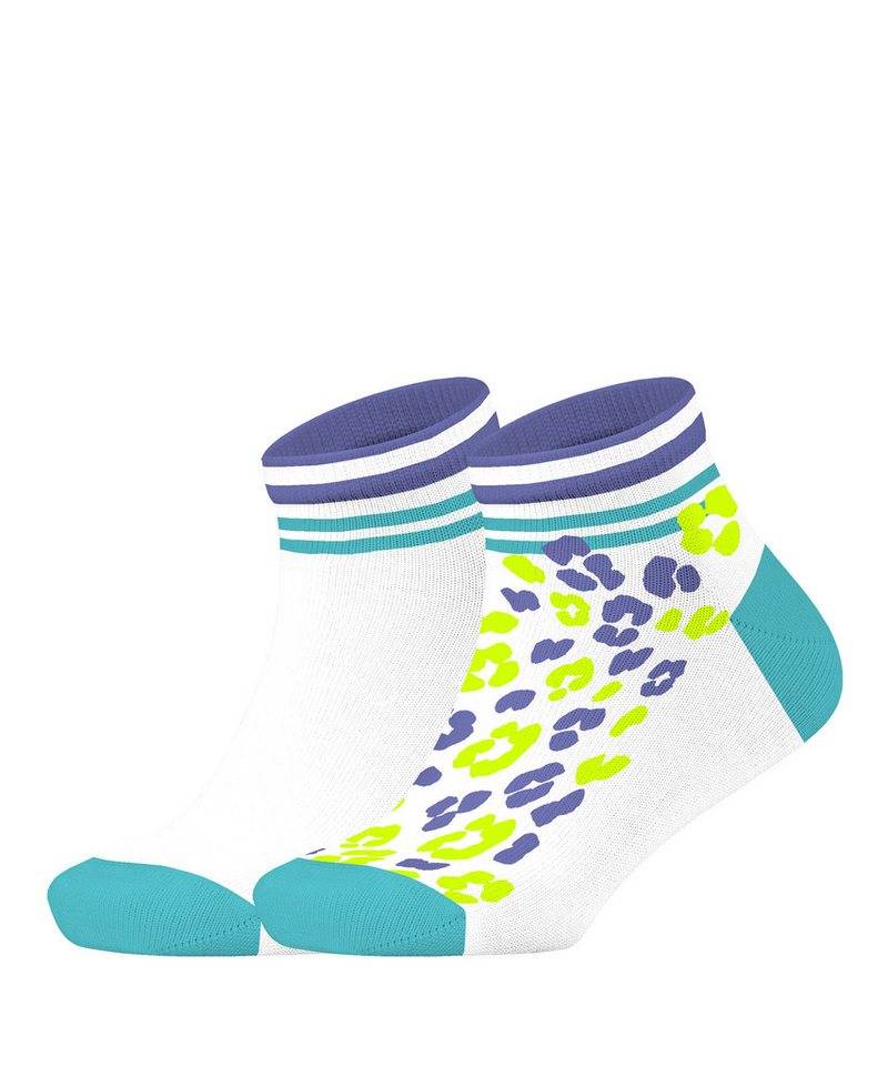 Esprit Sneakersocken Leo Stripe 2-Pack (2-Paar) mit weicher Baumwolle von Esprit