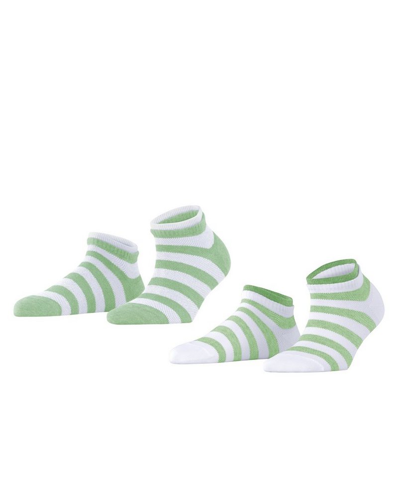 Esprit Sneakersocken Mesh Stripe 2-Pack (2-Paar) aus Biobaumwolle von Esprit