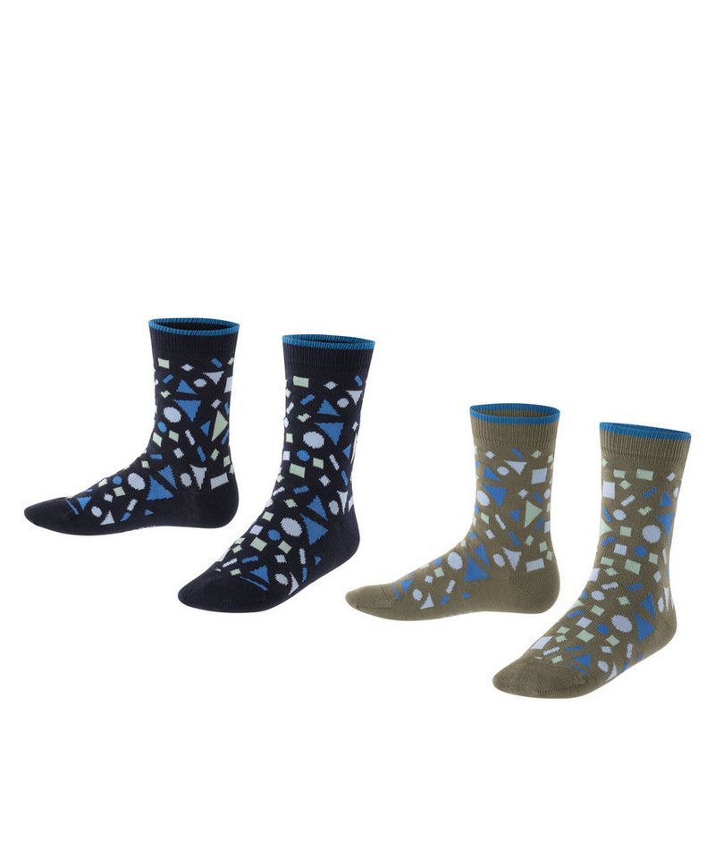 Esprit Sneakersocken Pattern Mix 2-Pack (2-Paar) aus Biobaumwolle von Esprit