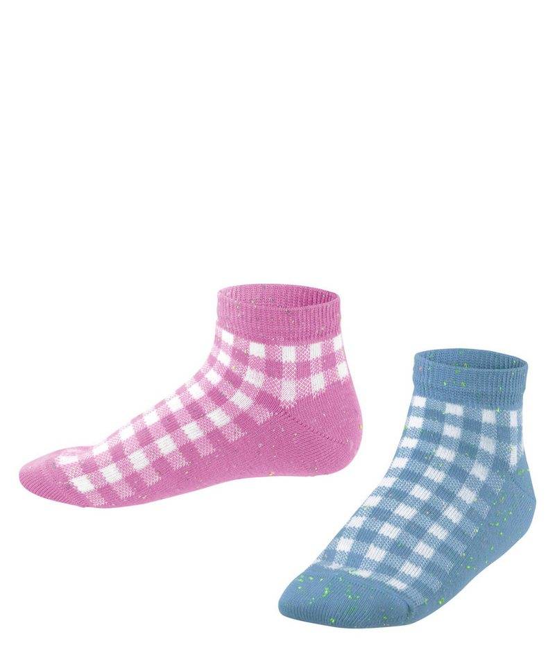 Esprit Sneakersocken Pixel Checks 2-Pack (2-Paar) mit Karo Muster von Esprit