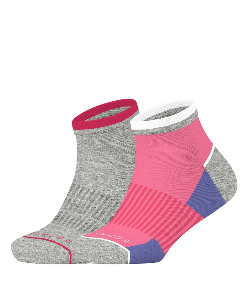 Esprit Sneakersocken Sport Rib 2-Pack (2-Paar) in hochwertiger Rippstruktur von Esprit